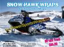 Sled wraps, Snowmobile wraps, Snowmobile decals, Snow Hawk wrap, Snow mobile wraps starting at $65.00 per sheet, Snowmobile racing decals
