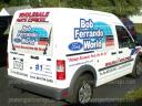 Ford Transit Connect van commercial graphics, lettering, signs, wraps… we create your design- powersportswraps.com
