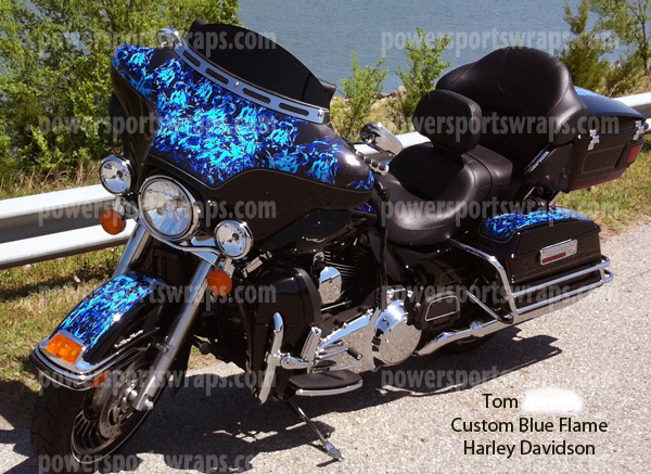 Custom Vinyl Wrap for Motorcycle. Designed, Printed, & Installed by Car Wrap  Solutions in Fort Lauderdale, Florida