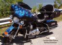 Harley Davidson custom flame wrap, decals and more. Do it yourslef apply easy peel and stick PowerSportsWraps.com