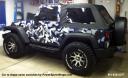 Jeep Wrangler Camo vinyl decals, available in any color combo, individual swatches you apply where you want- contact PowerSportsWraps.com