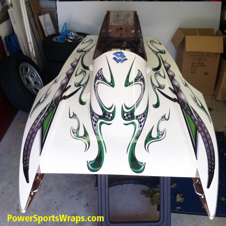power boat wrap, boat graphics & decals 