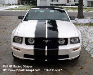 Dress up your Mustang with racing stripes contact us 814-838-6377