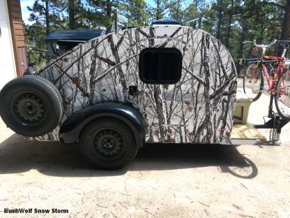 BushWolf Snow Storm camouflage wrapping film
