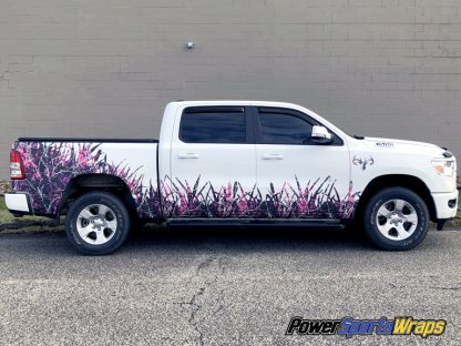 Grass and Cattails Muddy Girl Camo kit for trucks. pre-cut ready to install. Produced on 3M film