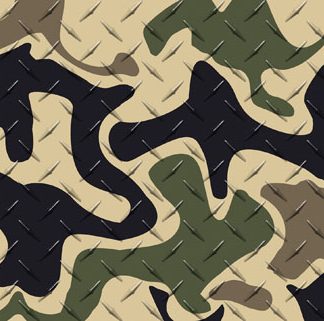Diamond Plate Green Camouflage