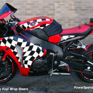 Victory Lap Checker Flag Vinyl wrap