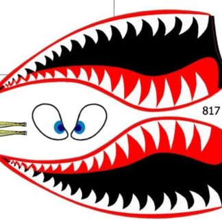 Flying Tigers Shark Face