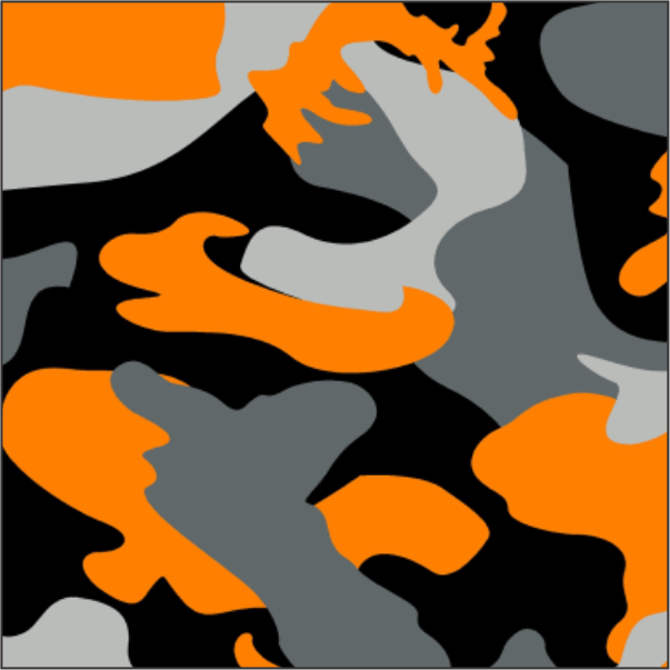 CAM-228-BG0 Black Gray Orange