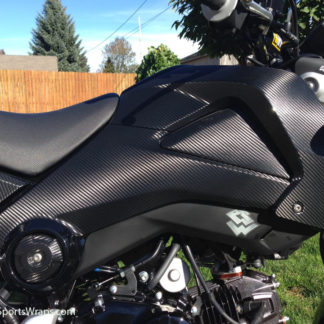 Honda Grom Textured Carbon Fiber Vinyl Graphics Kit