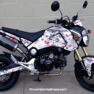 Blinki-Pinki-camo honda grom decal kit