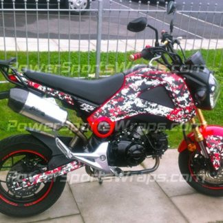 Honda Grom Digital Firestar Camouflage Graphics Kit