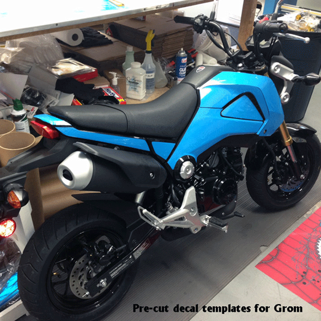 blue-grom solid color decal set