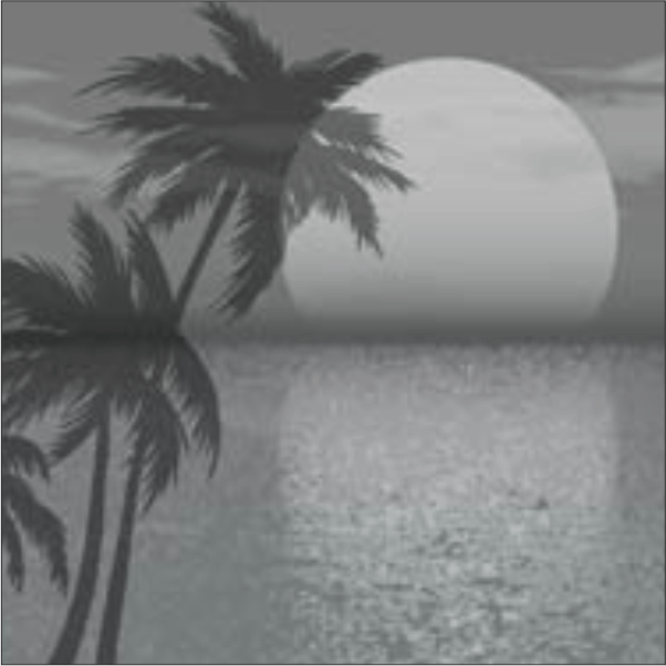 Moon Palm Gray