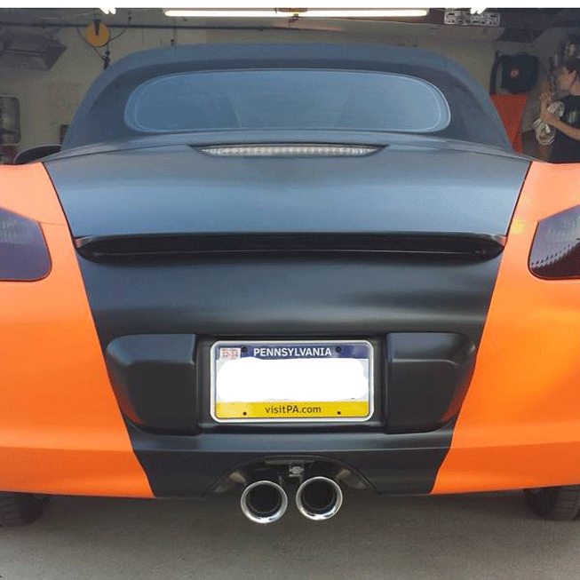 Satin-Black wrapping film