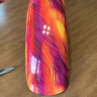Feather wings pattern wrap