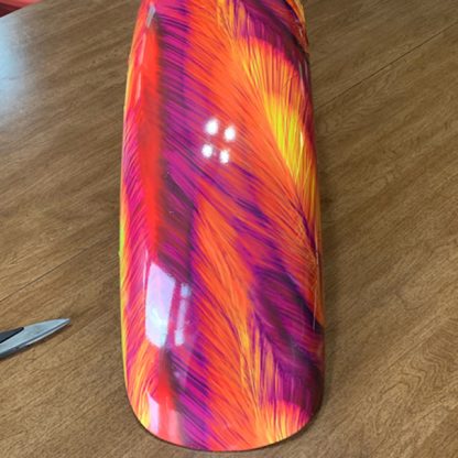 Feather wings pattern wrap