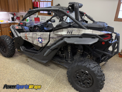 Dirty-Air-Craft-Metal-Dark bomber wrap for UTV Side By Side