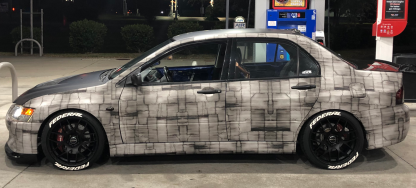 Dark Dirty-Air-Craft-metal-matte-finish-car-wrap