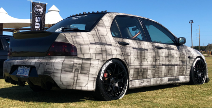 Dark Dirty-Air-Craft-metal-matte-finish-car-wrap