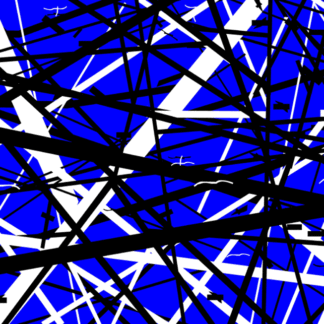 Confusion in Blue White Black