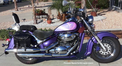 Purple-Metallic-gloss-with-Metero-wrap-pattern-on-tank
