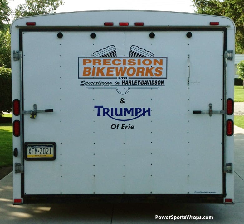 24 foot trailer graphics Triumph