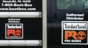 The Boot Box Timberland Pro Truck Wrap