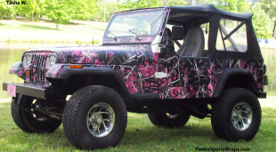 Muddy Girl Camo Jeep 