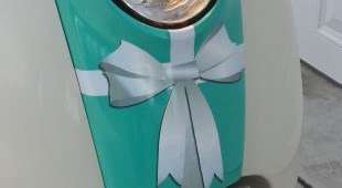 Honda Metropolitan Scooter Wrap- Tiffany & Co. theme