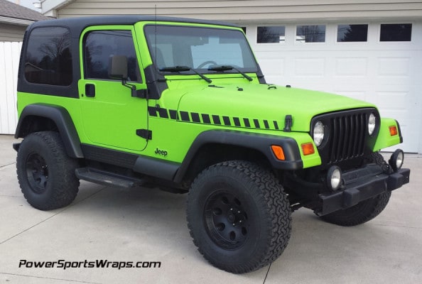 Vinyl Jeep wraps are our specialty